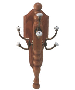 Hall Tree With Ceramic Hooks