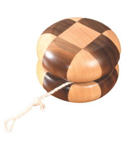 Checkered Yo Yo With Maple & Walnut