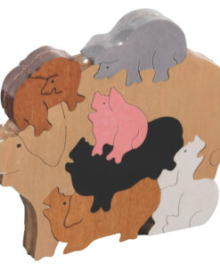 Pile of Pigs Scroll Saw Puzzle