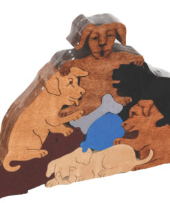 Pups With Toys Scroll Saw Puzzle