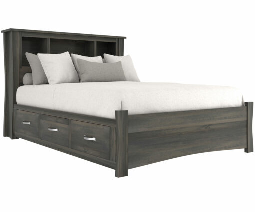 Old Tyme Bookcase Bed With Low Footboard