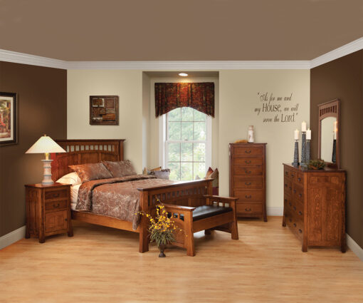 Bridgeport Mission 1 Drawer 1 Door Nightstand - Image 2