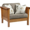 Mission Chair With Reversible Cushions