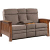 Country Mission Center Console Recliner Love Seat