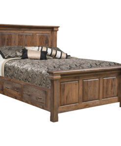 Hampton Bed with Storage Rails