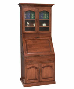Executive Deluxe Secretary Desk With Doors