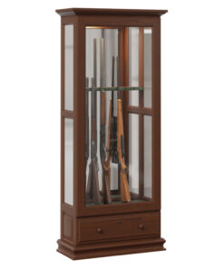 6 Gun Sliding Door Cabinet
