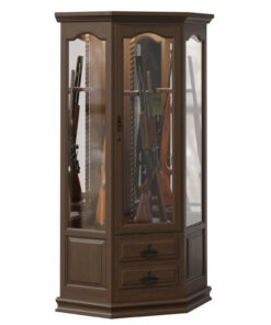 8 Gun Corner Swivel Cabinet
