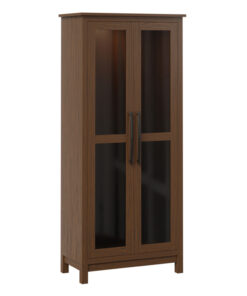 Glass Door Pantry Cupboard
