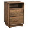 Java 2 Drawer Night Stand