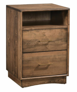 Java 2 Drawer Night Stand