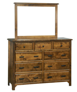 Old World Mission 9 Drawer Dresser