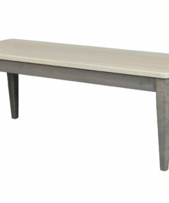 Bowed End Shaker Leg Bench