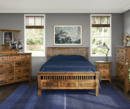 Old World Mission 9 Drawer Dresser - Image 2
