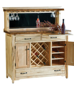 Boulder Wine Buffet with Live Edge Top